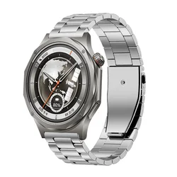 Enhanced Metal Strap for Smartwatches - 18mm 20mm 22mm, Comfortable Replaceable Wristband (Silver)