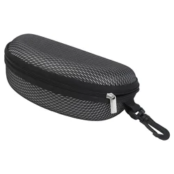 Sleek Black & White EVA Glasses Case with Robust Pressure Resistance (A)