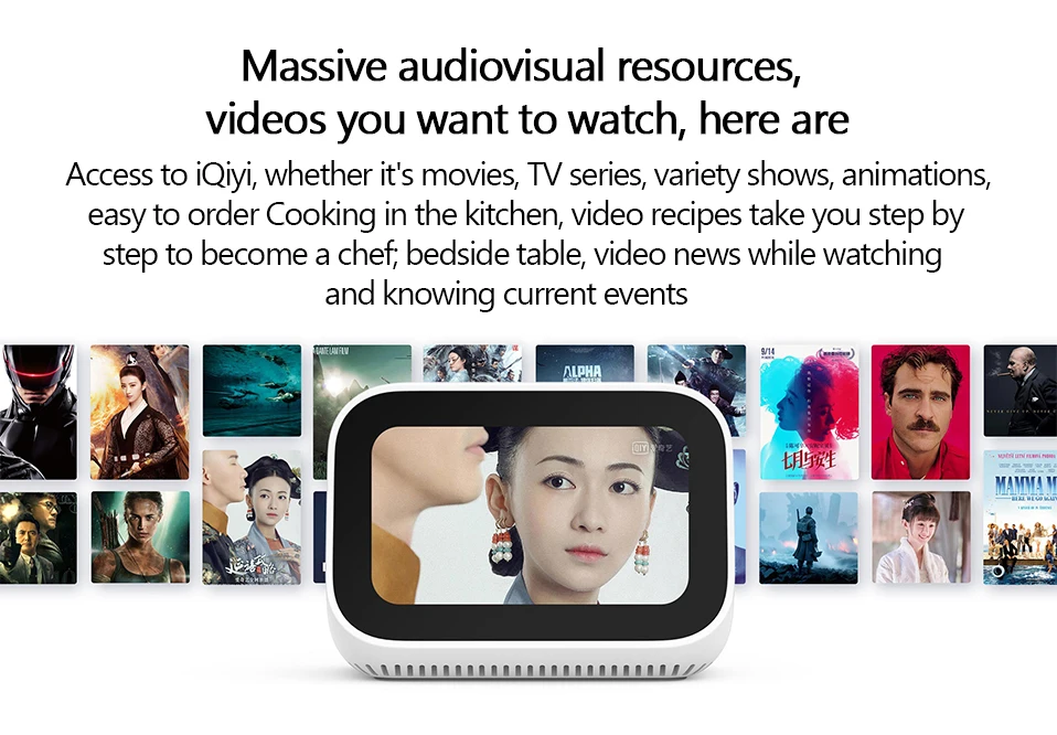Original Xiaomi AI Touch Screen Bluetooth 5.0 Speaker Digital Display Alarm Clock WiFi Smart Connection Speaker Mi speaker (10)