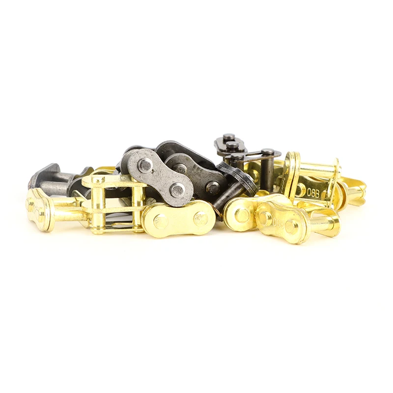 10 Pcs 428 Chain Master Link Per 50Cc-250Cc Moto Atv Quad Pit Dirt Bike Go Kart Accessori Oro/Nero