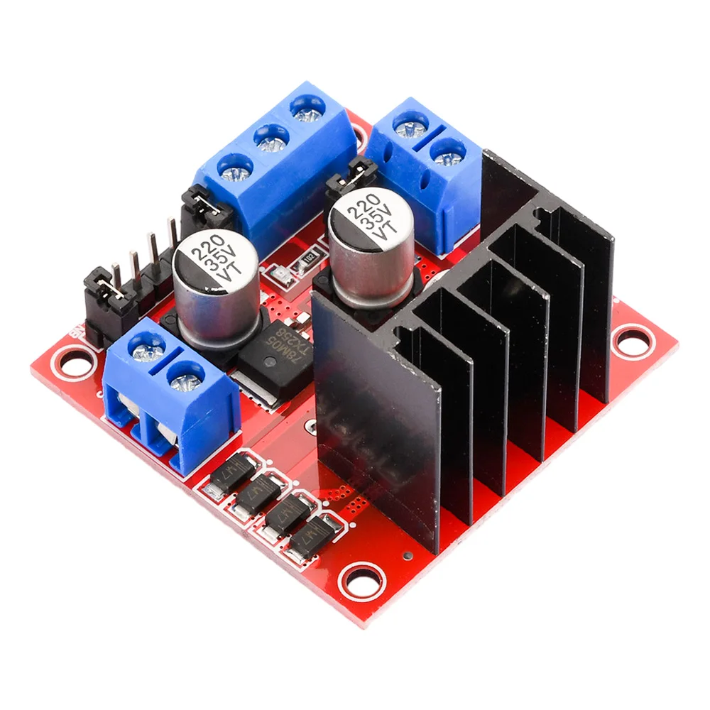 L298N Dual H Bridge DC Stepper Motor Drive Controller Board High Power L298 Module For Arduino Stepper Motor Smart Car Robot