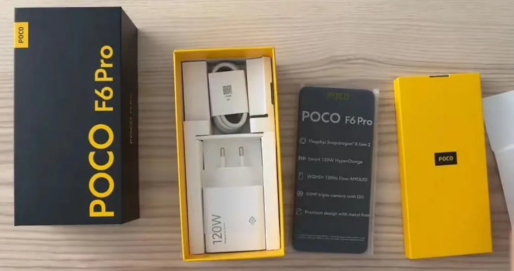 POCO F6 Pro 5G Global Version Smartphone Snapdragon® 8 Gen 2 120W