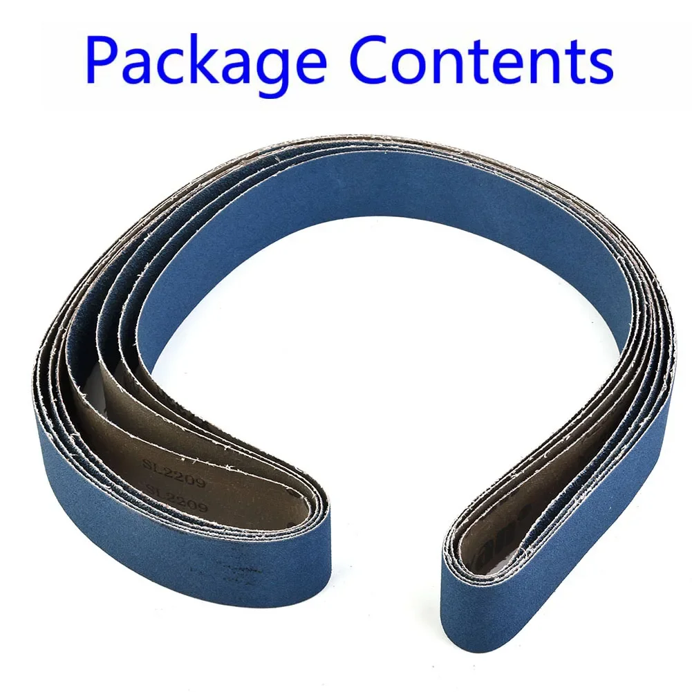 

Sander Carving Metal Sanding Bands Wood 4pcs 2"x 72" 40/60/80/120 Grit Coarse Grinding Polishing Blue Rotary Tool