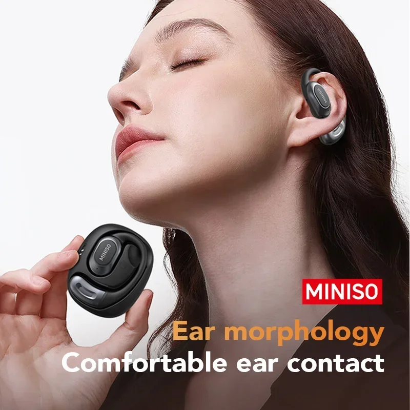 Headset Miniso Miniso Earphones Strong Bass Miniso Metal Earphones