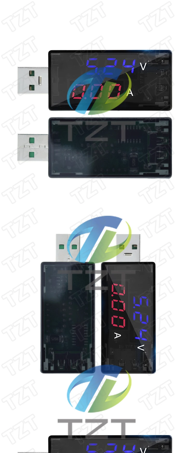 1/3 Stück 6,5A 120W USB-Ladegerät-Tester Spannungs- und Strommessgerät Modul Batteriekapazitätsprüfer Mobiler Leistungsdetektor – Detail 8