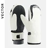 Extra Thick Women 2-IN-1 Mittens Ski Gloves Snowboard Men Snow Winter Sport Warm Waterproof Windproof Skiing Faux Leather Plam 5