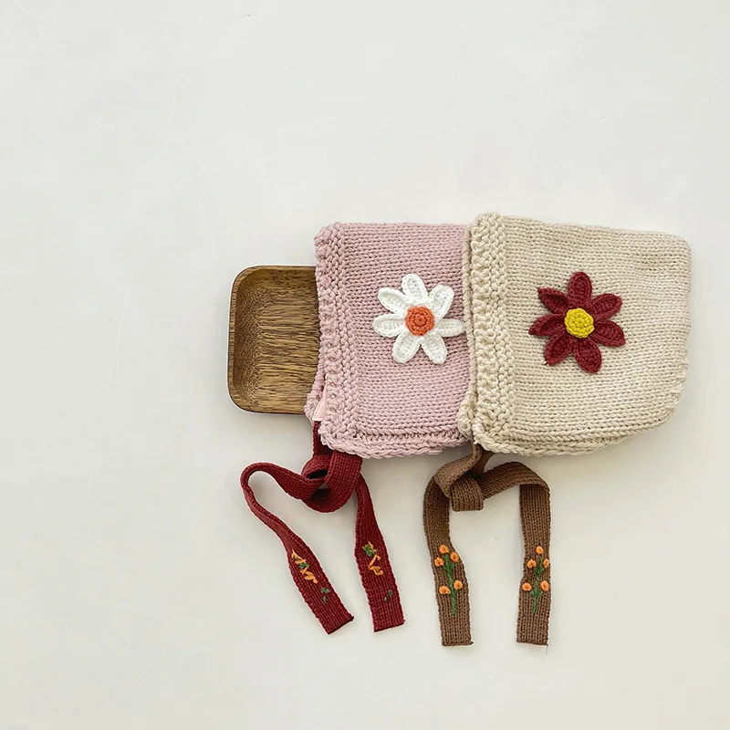 Autumn/Winter Baby Hat Adorable Knitted Beanies for Boys and Girls Ear-Warming Thickened Knit  Hats Ear-Warming Baby Knitted Hat