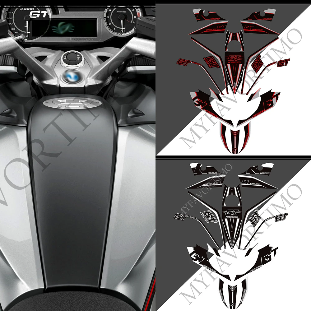 Tank Pad Protection Motorcycle Stickers For BMW K 1600 GT Grand America K1600 Side Panel Protector Fairing Emblem Logo