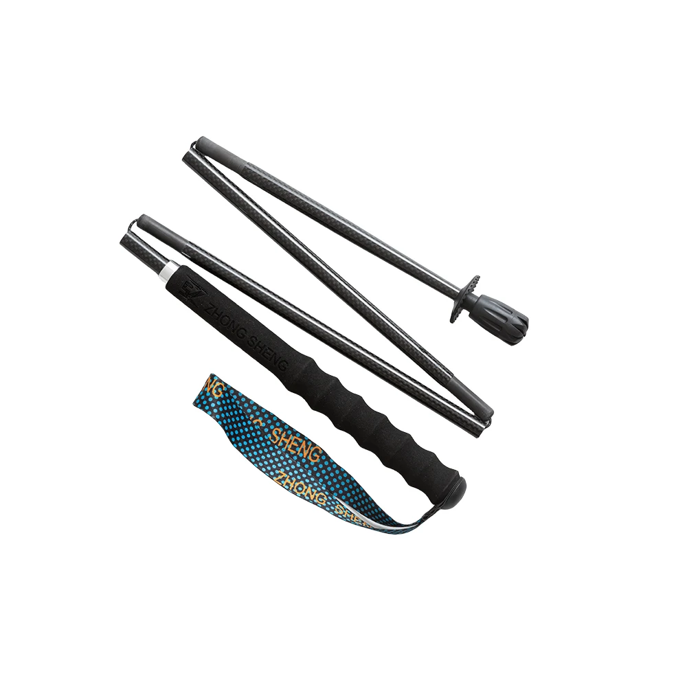 110g Ultra Light Weight Hiking Sticks retractableTrekking Poles Folding Carbon Fiber Hiking Poles Walking Sticks Trekking Stick 4