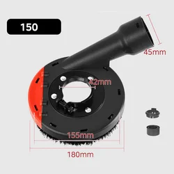 Universal Angle Grinder Dust Shroud for Effective Dust Collection (150)