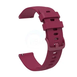 Silicone Strap Watch Band - Premium Accessory - Garmin Venu 2 (Wine red)