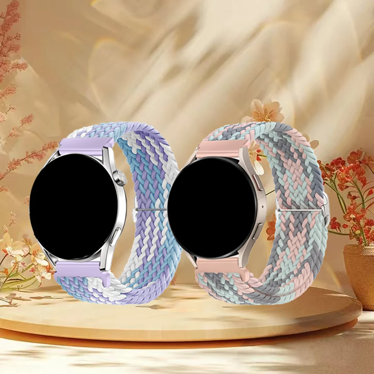 2-Pack Braided Loop Watchbands in Multiple Sizes