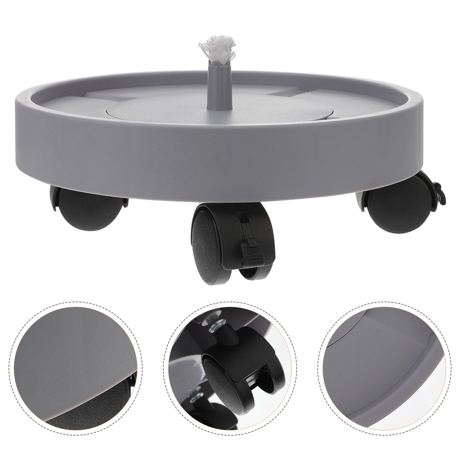 

Base Round Plant Stand Potted Mover Pots for Plants Flower Trolley Plastic Garden Planter