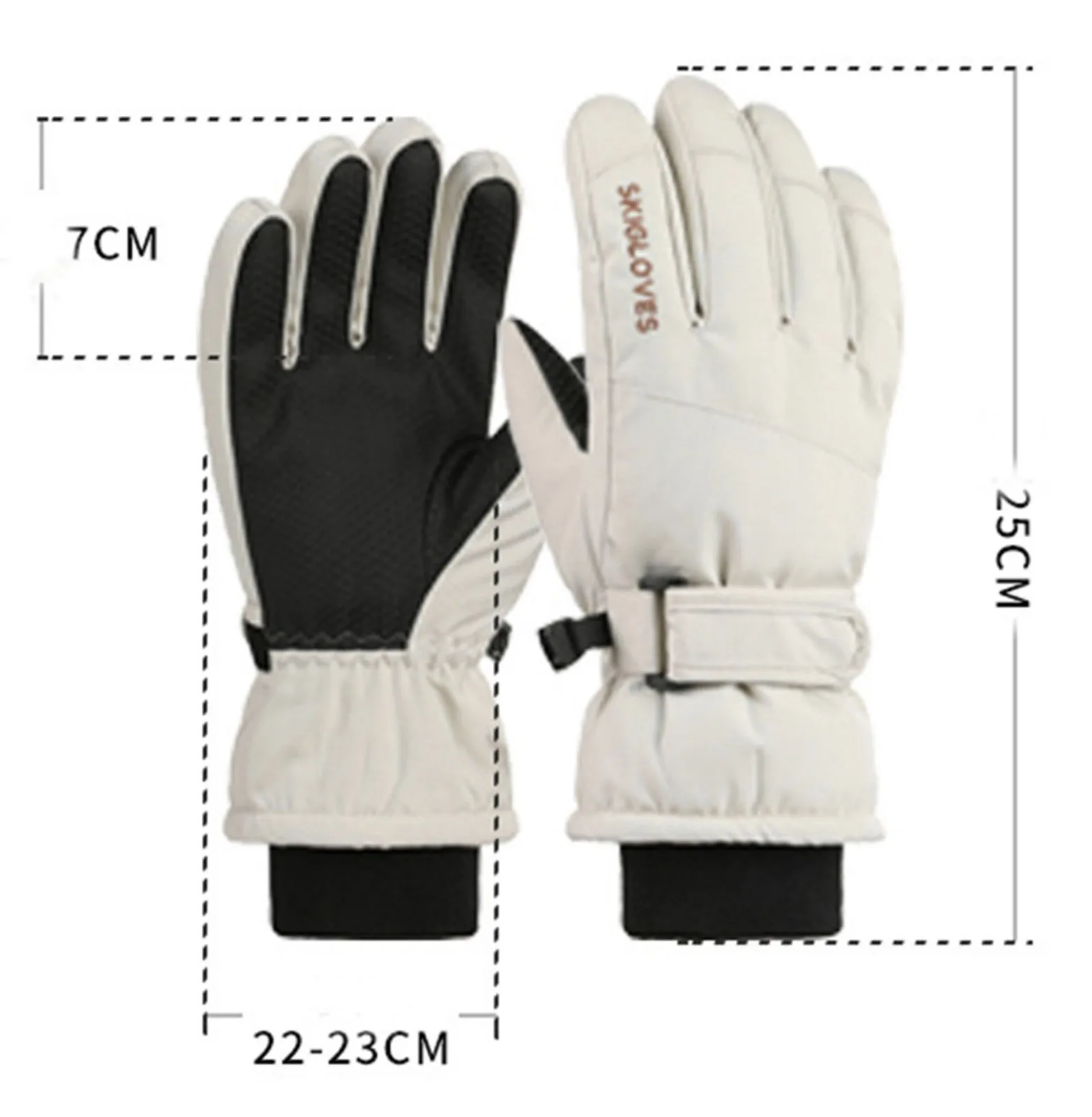 Thermal Ski Gloves Children Kids Winter Fleece Waterproof Warm Toddler Girls Soft Warm Wool Lined Full Finger Gloves перчатки