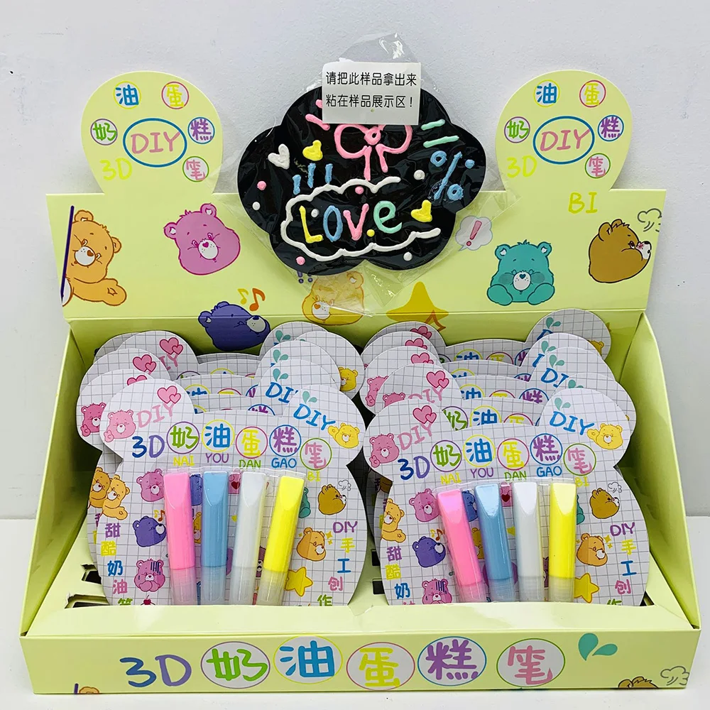 Born Pretty Magic Popcorn Pens, Magic Puffy Pens, 3d Color Magic