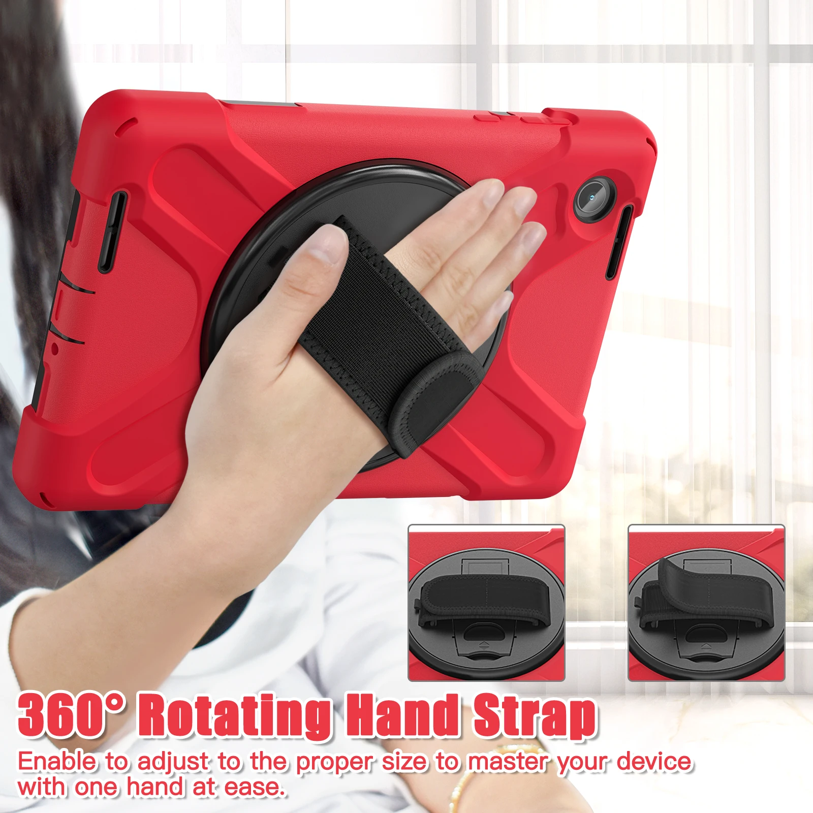 Heavy Duty Shockproof Rugged Tablet Case with Hand/Shoulder Strap
