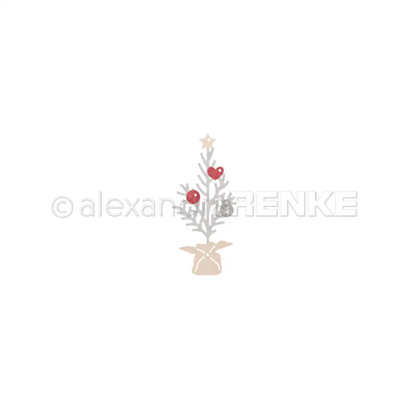 

Christmas Decorated Fir Sapling Metal Cutting Dies Or Metal Cutting Dies Sets For Diy Craft Making Greeting Card Scrapbook