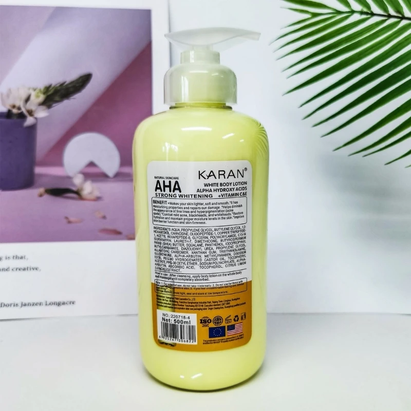 Body Lotion Reduces the Appearance of Visible Skin Blemishes 500ml Whiten Skin Lightening Lotion Fade Dark Spots