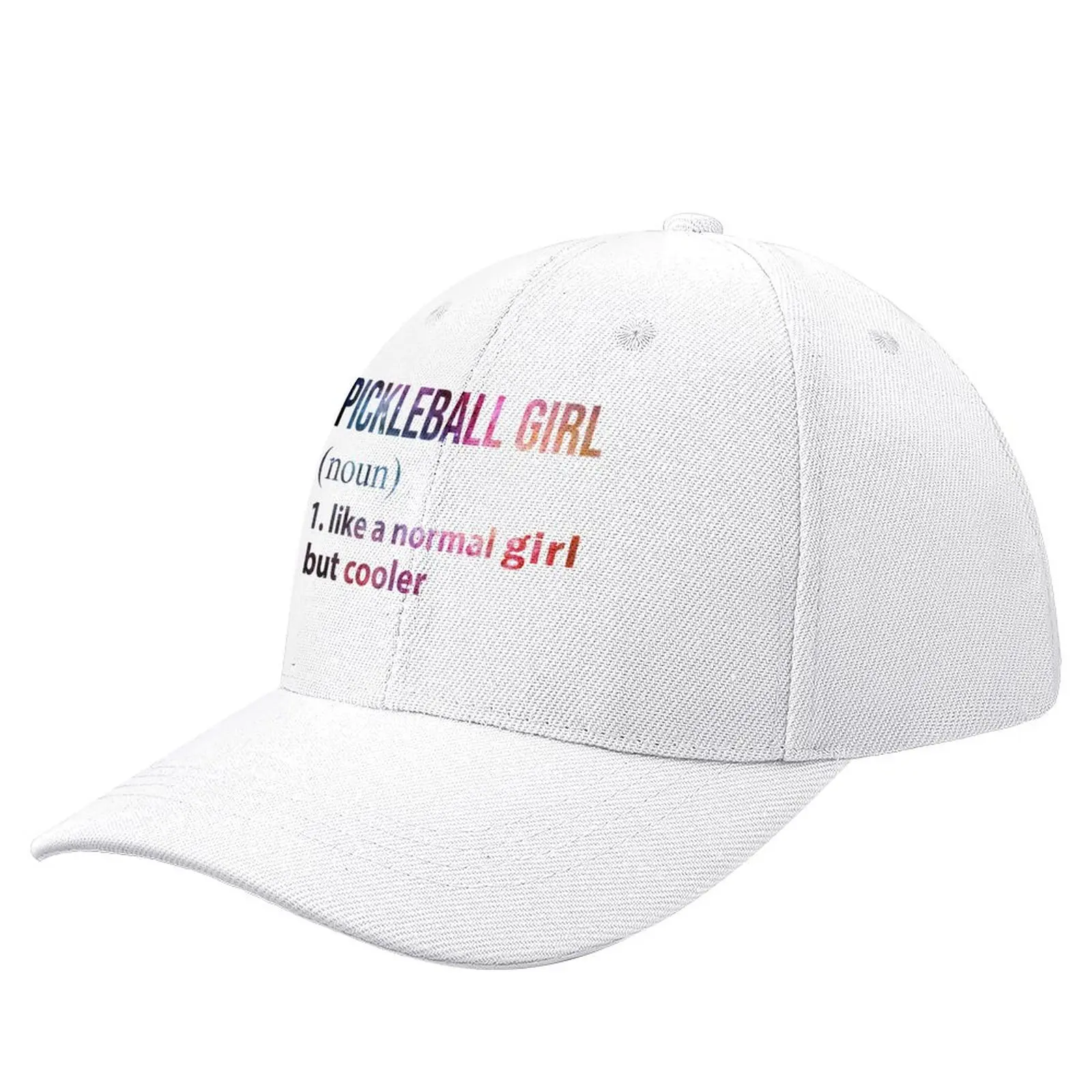 

Pickleball Girl like a normal Girl but cooler galaxy Baseball Cap tea Hat Hat Man Luxury Beach Bag Boy Women's