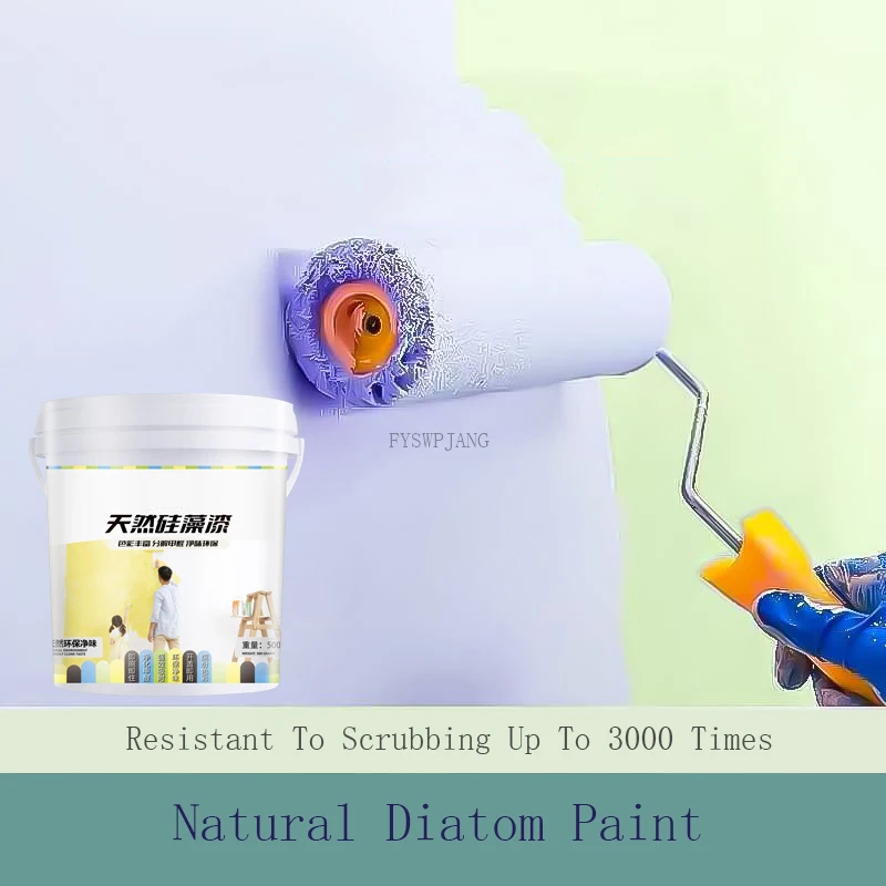 Interior Wall Paint Wall Color Paint White Latex Paint Environmentally Friendly Odor-Free Wall Renovation Diatom Mud Wall Paint