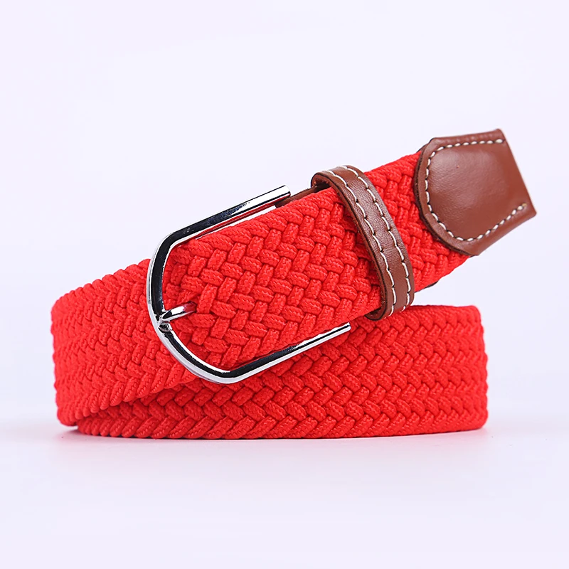 Unisex Eco-Friendly Stretch Belt with Pin Buckle - Versatile Design in 60 Colors