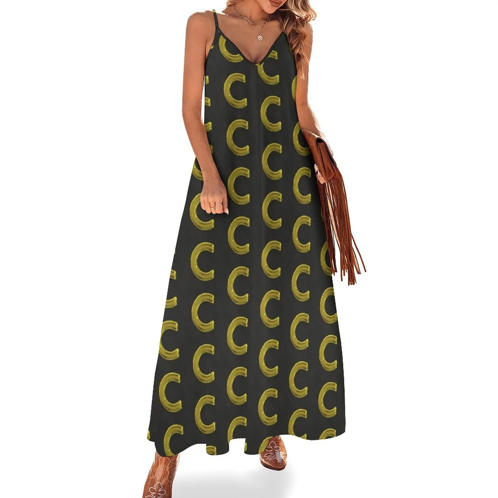 

Uppercase C in gold Sleeveless Dress Dresses dress for women
