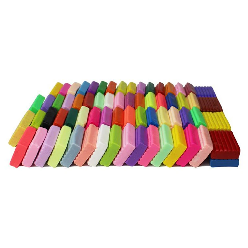 Soft clay 24 color 70 color plasticine 50 clay tool set diy soft handmade children's handmade gift toys modelling clay