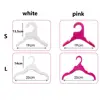 White&Red Color Space Saving Storage Solid Plastic Dog Accessories Clothing Rack Pet Product Dog Clothes Hanger 6