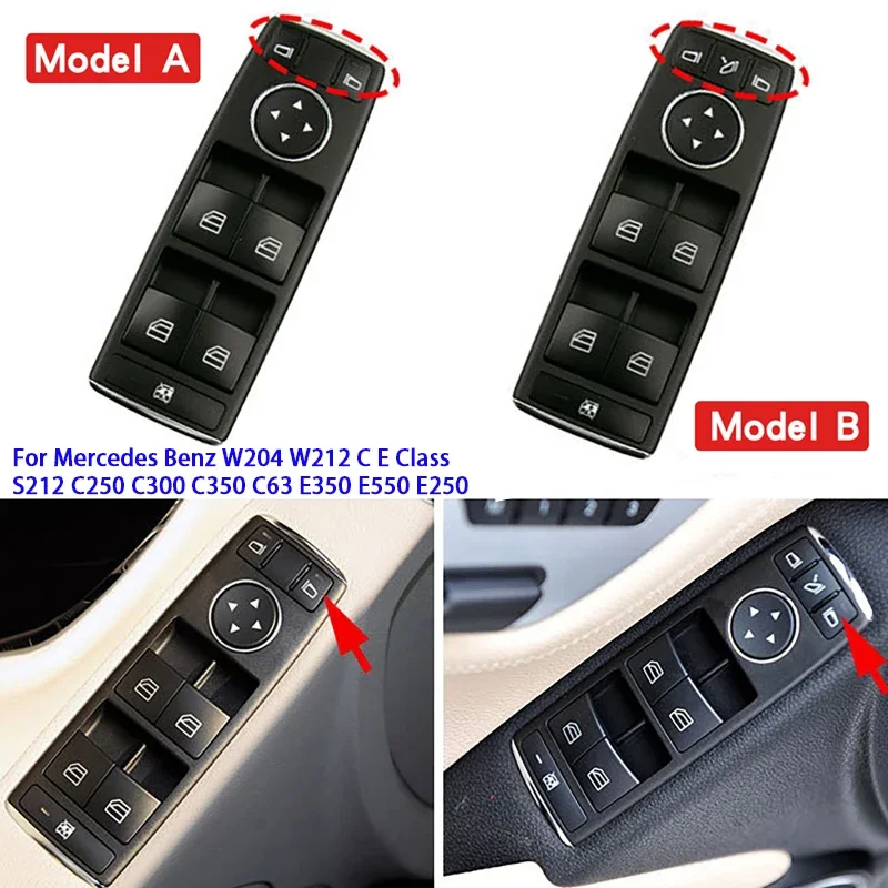 

Переключатель Стеклоподъемника для Mercedes Benz W204 W212 C E Class S212 C250 C300 C350 C63 E350 E550 E250