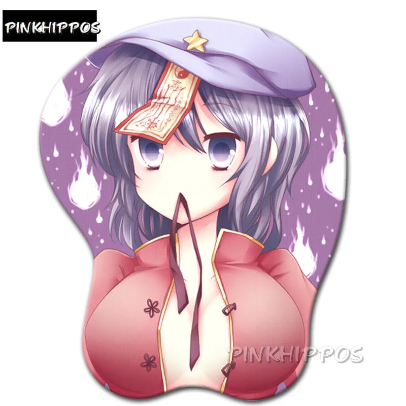 

PINKHIPPOS 3d mousepad Anime miyako yoshika 3D Mouse Pad Gaming Wrist Rest Play Mat Gift playmat Mice mat pad