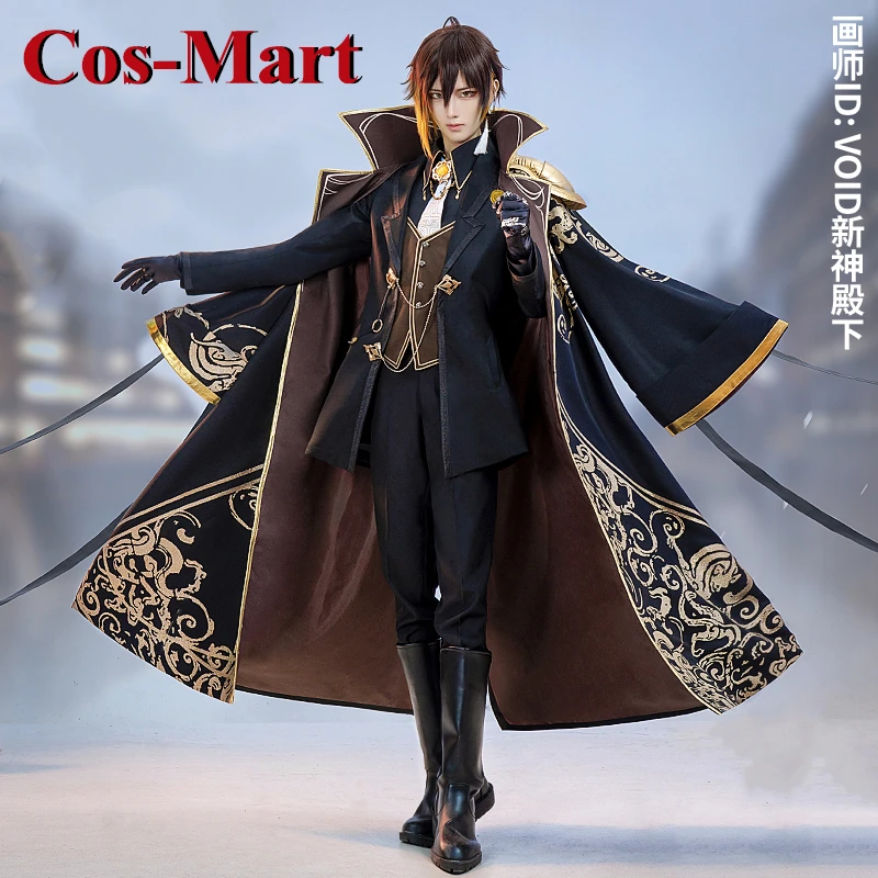 Cos-Mart-인기 게임 원신 종려 코스프레 의상, 멋진 화려한 유니폼 활동 파티 역할 놀이 의류