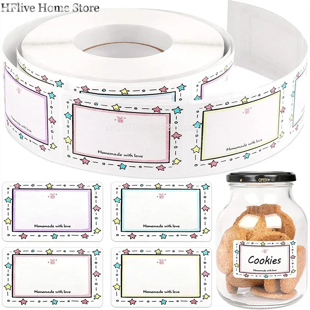 Kitchen Classification Label Stickers Refrigerator Food Storage Date Labels for Container Bag Jar Packaging Marking 250pcs/roll