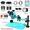 RF4 Trinocular Stereo Microscope Set 360 ° Rotation Articulating Arm Stands Phone Soldering PCB Repair RF7050TVPRO-F019 5