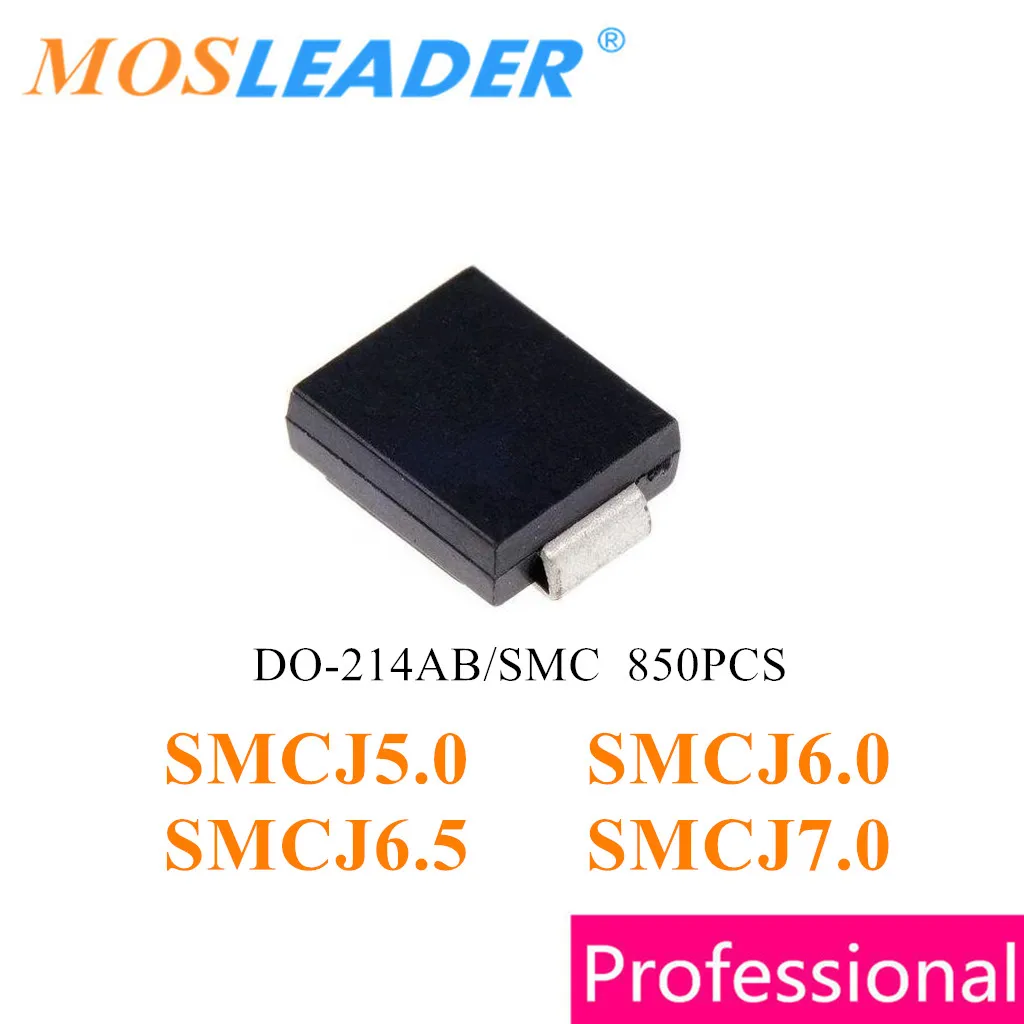 

850 шт., SMC DO214AB SMCJ5.0 SMCJ6.0 SMCJ6.5 SMCJ7.0 SMCJ5.0A SMCJ6.0A SMCJ6.5A SMCJ7.0A SMCJ5.0CA SMCJ6.0CA SMCJ6.5CA SMCJ7.0CA