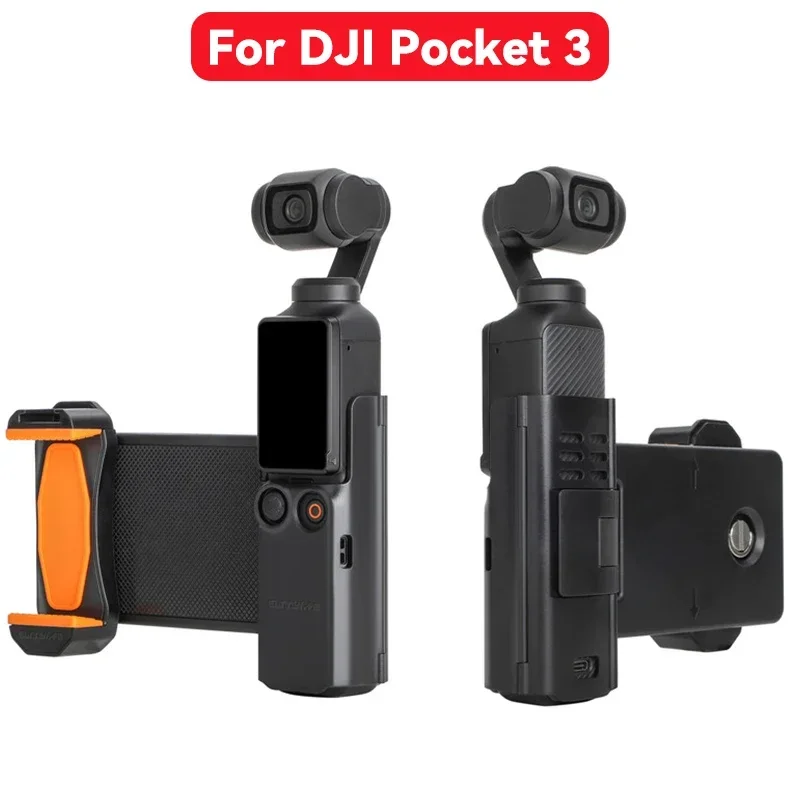 DJI Osmo Pocket 3 Phone Holder Expansion Bracket Handheld Bracket for DJI Pocket 3 Handle Adapter Camera Accessories
