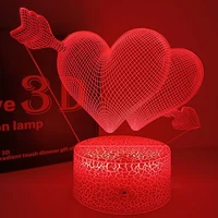 Romantic Night light USB Led Heart-Shaped Hearts 7