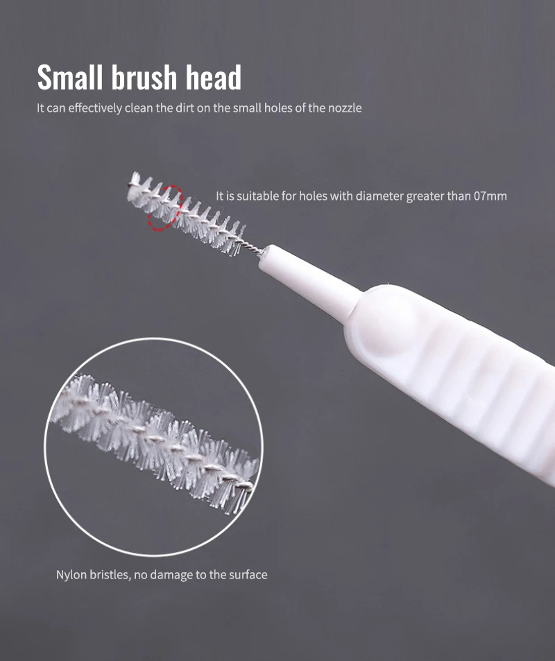 10pcs/Set Anti-clogging Small Brush Pore Gap Cleaning Brush Shower Head Cleaning Mobile Phone Hole Cleaning Cleaning Keyboard