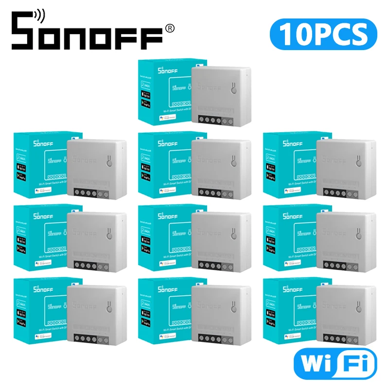 SONOFF MINI R2 WiFi Switch Two Way Control Light Switch Module Smart Home Automation Relay Breaker For eWeLink Alexa Google Home 