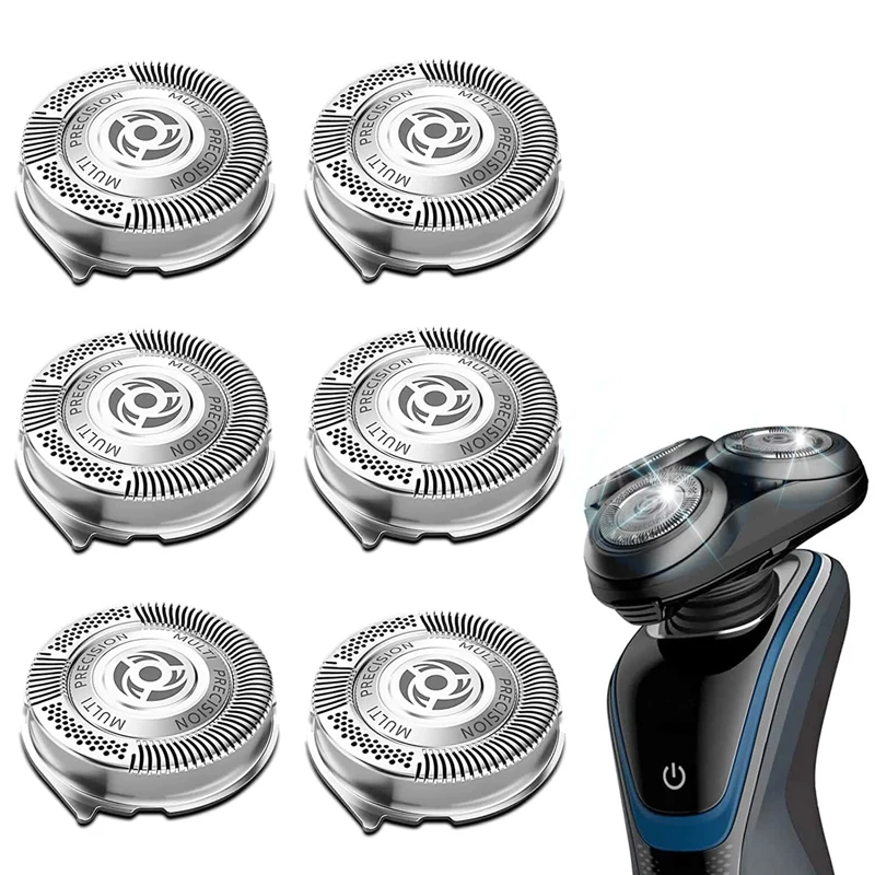 SH50 Replacement Heads Compatible with Philips Norelco Shavers Series 5000, HQ8 Replacement