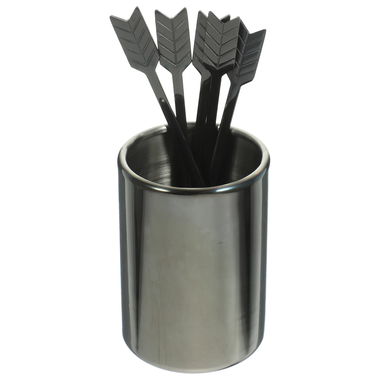 

Tooth Picks Cocktail Sticks Reusable Coffee Stirrers Toothpicks Quiver Stainless Steel Cocktails Appetizers 304 Holder Swizzle