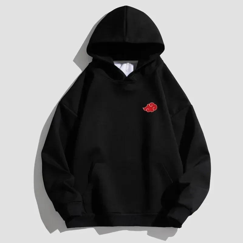 NARUTO SHIPPUDEN AKATSUKI Nuages Anime Cosplay Adulte Pull Capuche EUR