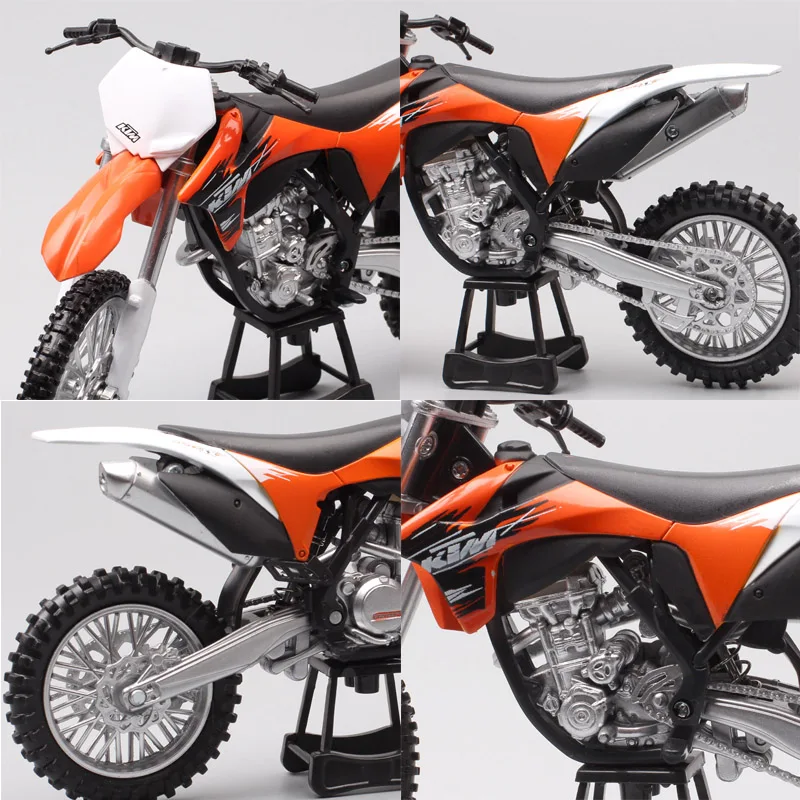 Newray 1/12 Scale 350 SX-F 350 SXF Motocross Bike Diecast Model Off Road Dirt Motorcycle Motorbikes Racing Vehicle Toy For Boys images - 6