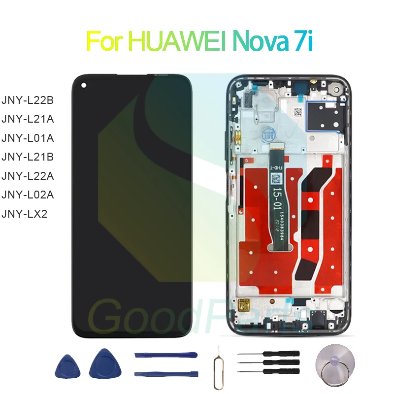 for HUAWEI Nova 7i Screen Display Replacement 2310*1080 JNY-L22B/21A/01A/21B/22A/02A/X2 nova 7i LCD Touch Digitizer Assembly