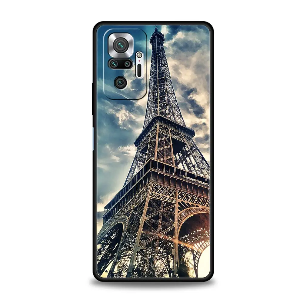 Eiffel Tower Red Umbrella Soft TPU Phone Case