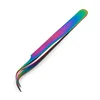 1 Pcs Eyelashes Tweezers Stainless Steel Superhard Tweezers High Precision Anti-static Tweezers for Eyelash Extensions 5
