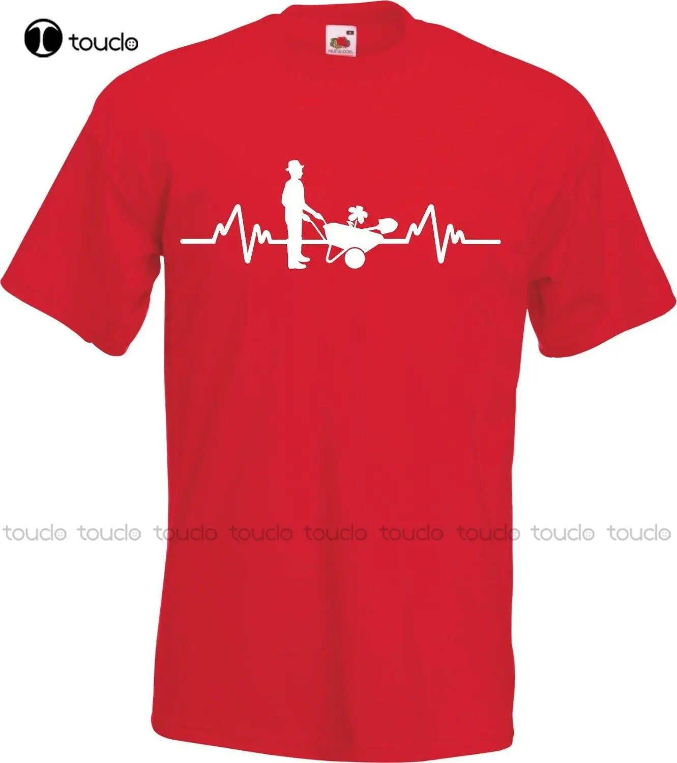 

Heartbeat Gardener Allotment Hobby T-Shirt New Fashion Brand Print T-Shirt Male Brand Free T Shirts