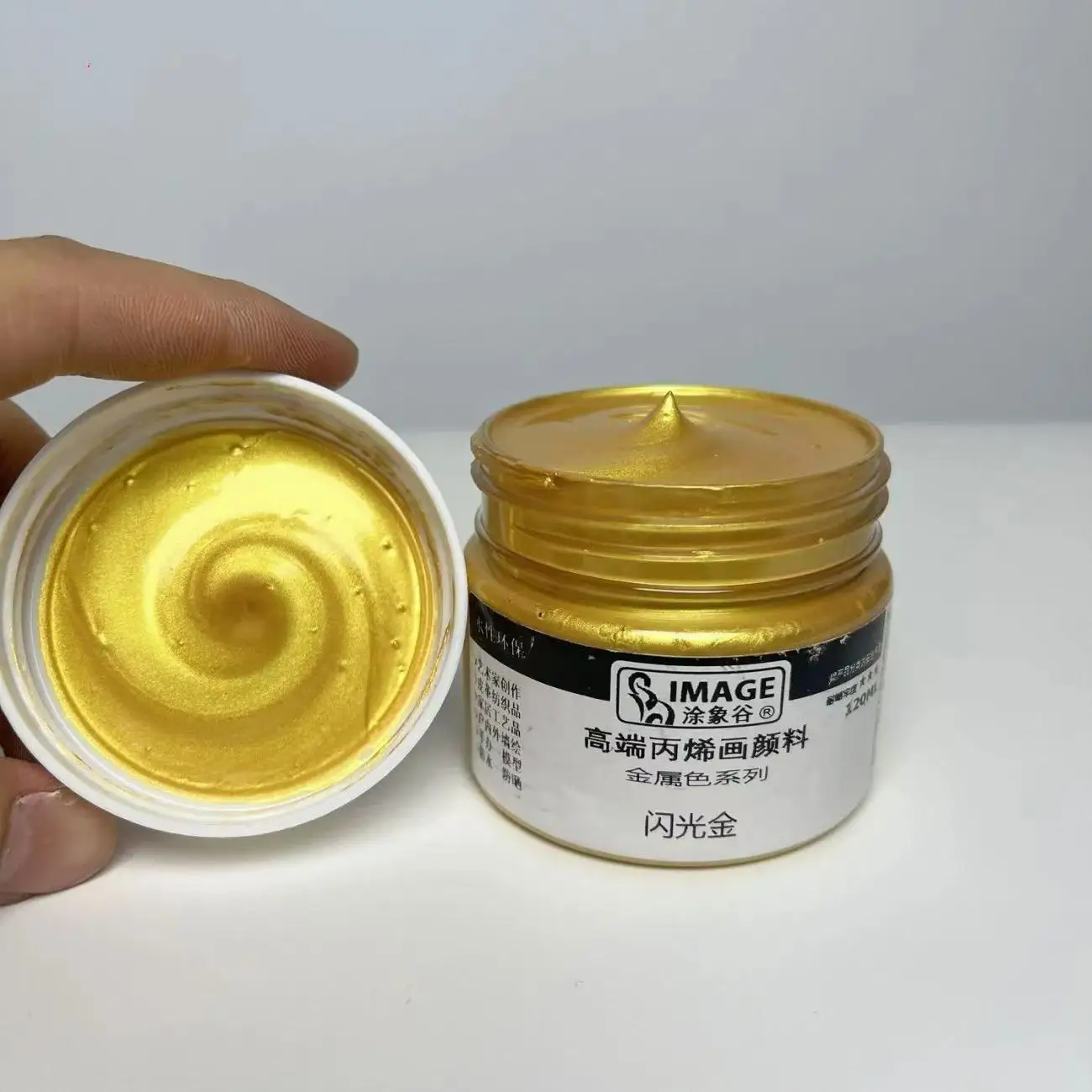 Metallic Acrylic Pigment for Textile Fabric Wall Painting