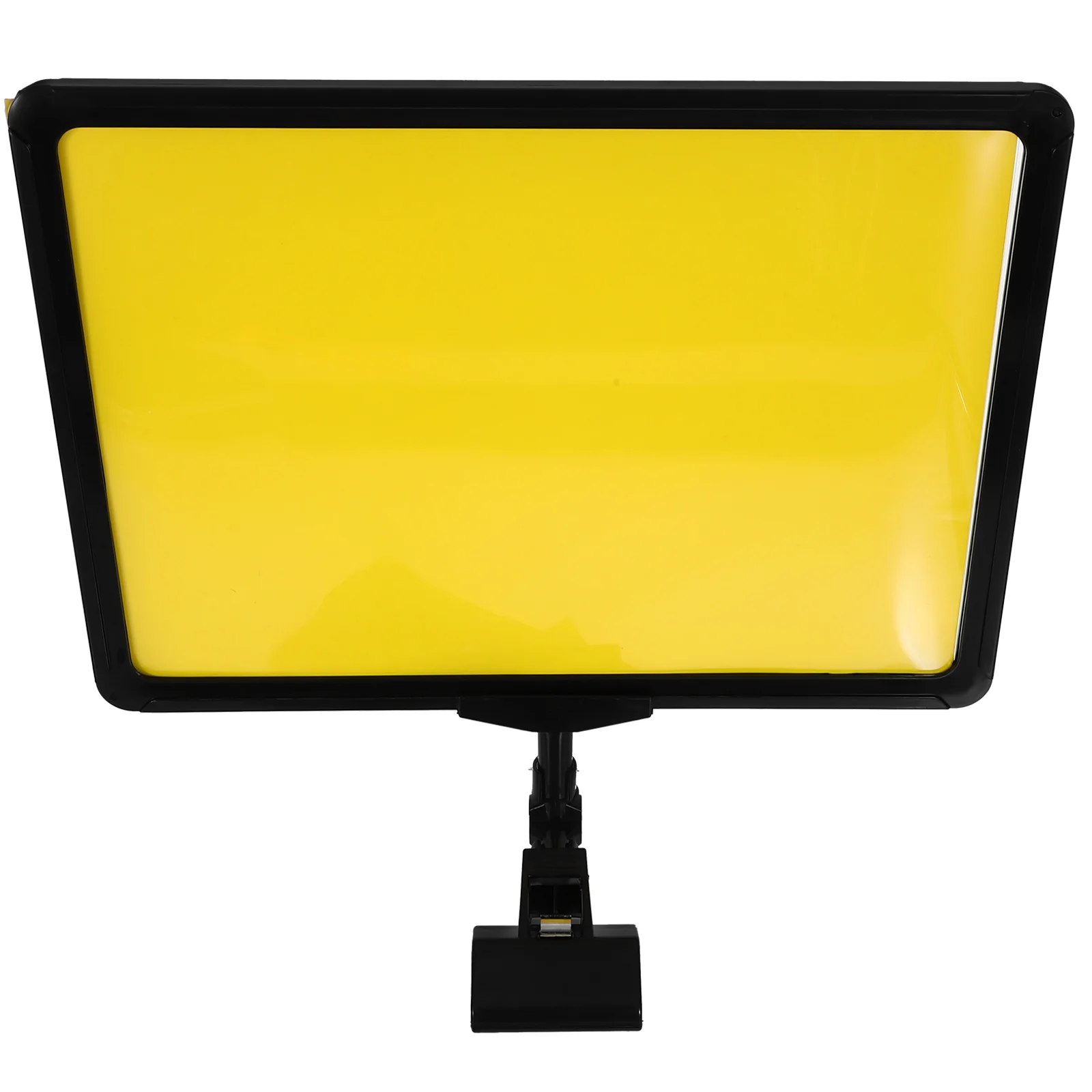 Black Frame Yellow Paper Price Tag Label Holder Advertising Rack Display Stand Card Note Holder Supermarket Vegetable 3