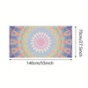 Quick-Dry Tropical Mandala Beach Towel | Soft, Absorbent & Lightweight | Fantasy Woven Towel for Travel & Poolside 3