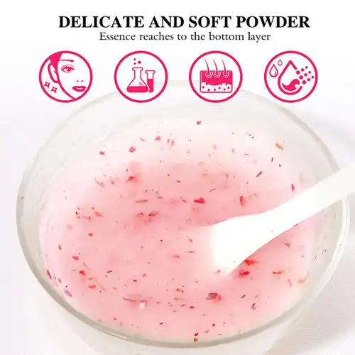 Jelly Mask for Facial Professional Rose Smooth Face Mask Skin Care, Hydrated Nourished Hydro Jelly Mask Powder,Gel Peel Off MasK - Image 5